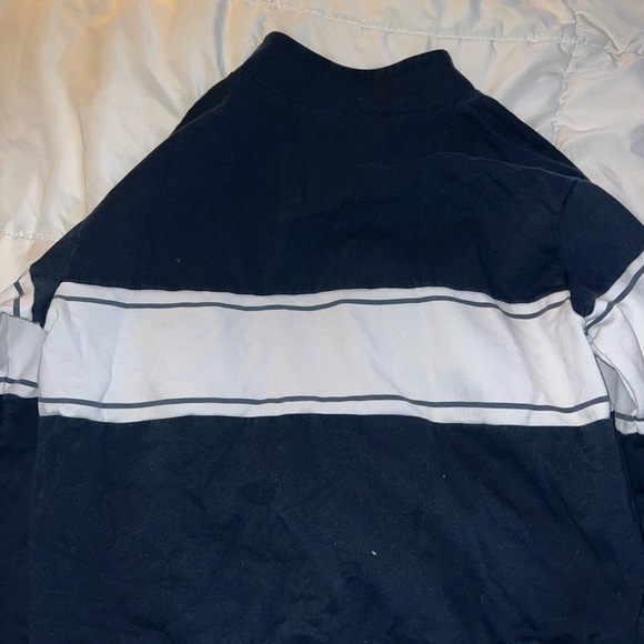 new york navy and white quarter zip - Picture 3 of 3